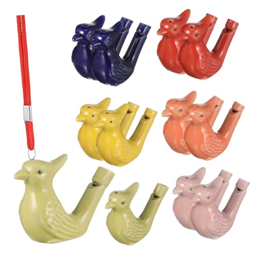 BESPORTBLE 12 Stück Keramische Vogelpfeifen Bunte Wasserspielzeuge mit Melodischem als Geburtstagsgeschenk für Outdoor Events Benutzerfreundlich und Dekorativ Zufällige Farbe BESPORTBLE 12 Stück Keramische Vogelpfeifen Bunte Wasserspielzeuge mit Melodischem als Geburtstagsgeschenk für Outdoor Events Benutzerfreundlich und Dekorativ Zufällige Farbe von BESPORTBLE
