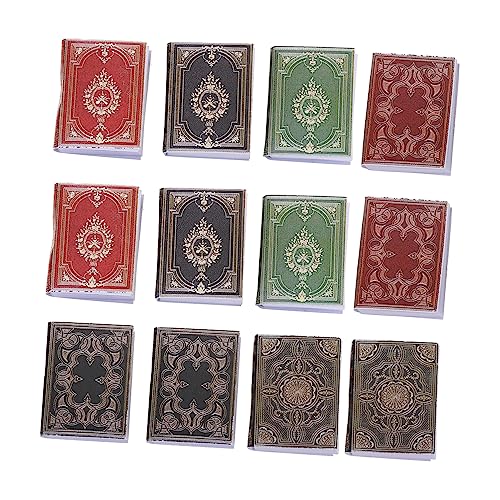 BESPORTBLE 12 Stück Mini -Buchrequisiten Miniatur Retro Puppe Szene Simulationsbuchverzierungen dekorative Buchmodelle vortäuschen liefert Rollenspielzubehör Papier BESPORTBLE 12 Stück Mini -Buchrequisiten Miniatur Retro Puppe Szene Simulationsbuchverzierungen dekorative Buchmodelle vortäuschen liefert Rollenspielzubehör Papier von BESPORTBLE