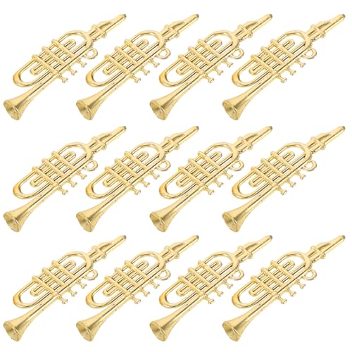BESPORTBLE 12 Stück Miniatur Musikinstrumente für Weihnachtsbaumdekoration Plastik Trompete für DIY als Festlicher Schmuck für Zuhause und Sammlerobjekte BESPORTBLE 12 Stück Miniatur Musikinstrumente für Weihnachtsbaumdekoration Plastik Trompete für DIY als Festlicher Schmuck für Zuhause und Sammlerobjekte von BESPORTBLE