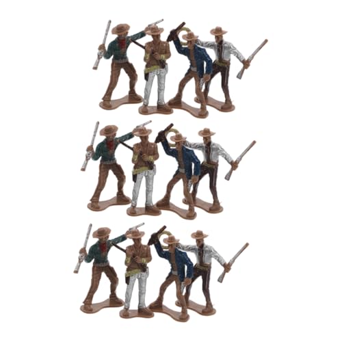 BESPORTBLE 12 Stück Plastische Figuren für und Spielzwecke für Schulprojekte Leicht zu Reinigen Lagern Einzigartiges Design für Sammlungen von BESPORTBLE