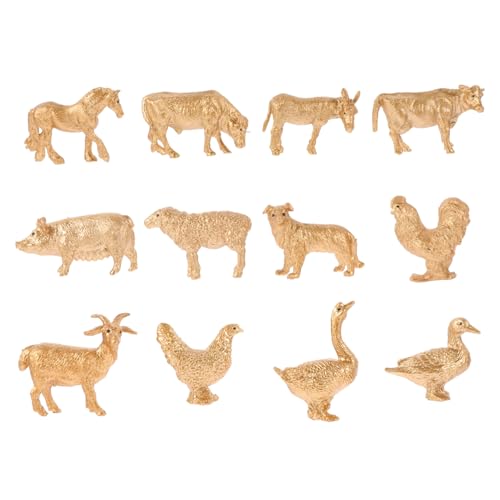BESPORTBLE 12 Stück Realistische Bauernhoftier Figuren aus Kunststoff Miniatur Tiere für Dekoration und Lernspielzeug für Geburtstagsfeiern und Weihnachten BESPORTBLE 12 Stück Realistische Bauernhoftier Figuren aus Kunststoff Miniatur Tiere für Dekoration und Lernspielzeug für Geburtstagsfeiern und Weihnachten von BESPORTBLE