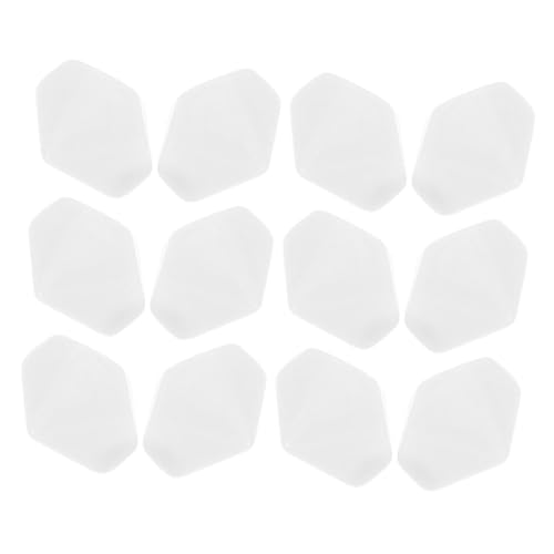 BESPORTBLE 12 Stück Teiliges Acrylwürfel Seitig Blanko Glatte Oberfläche Langlebig und Vielseitig für DIY Gravur Brettspiele Lernspiele und Kreative Mathe Aktivitäten von BESPORTBLE