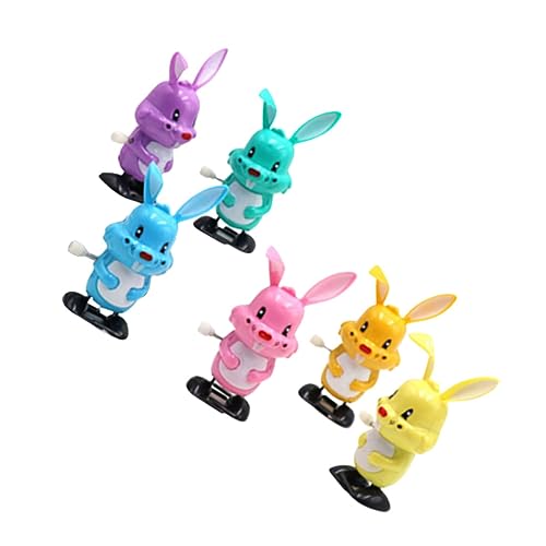 BESPORTBLE 12 Stück Teiliges Aufziehspielzeug Set Osterhase Bunter Wind Up Laufspielzeug für Kleinkinder Geburtstags Mitgebsel Umweltfreundliches Plastik Cartoon Design Spielerisch von BESPORTBLE