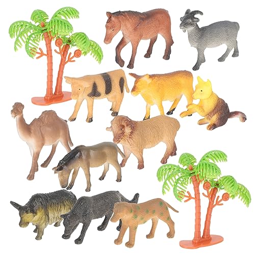 BESPORTBLE 12 Stück Teiliges Bauernhoftiere Figuren Set aus Kunststoff Kleine Tierfiguren für Dekoration Lernspielzeug und Partydeko Vielseitig Einsetzbar für DIY Landschaft Kinderzimmer und BESPORTBLE 12 Stück Teiliges Bauernhoftiere Figuren Set aus Kunststoff Kleine Tierfiguren für Dekoration Lernspielzeug und Partydeko Vielseitig Einsetzbar für DIY Landschaft Kinderzimmer und von BESPORTBLE