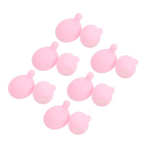 BESPORTBLE 12 Stück Teiliges DIY Press Bubble Insert aus Langlebigem Silikon Rosa Blasenkern für Originelles Puppenbasteln Entspannendes für Mädchen und Sensorisches Spiel von BESPORTBLE