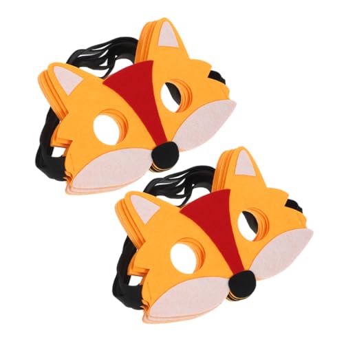 BESPORTBLE 12 Stück Teiliges Fuchsgesicht Halbgesichtsmaske aus Atmungsaktivem Filz für Erwachsene Halloween Kostüm Cosplay Party Requisiten mit Realistischen Details und Wiederverwendbar BESPORTBLE 12 Stück Teiliges Fuchsgesicht Halbgesichtsmaske aus Atmungsaktivem Filz für Erwachsene Halloween Kostüm Cosplay Party Requisiten mit Realistischen Details und Wiederverwendbar von BESPORTBLE