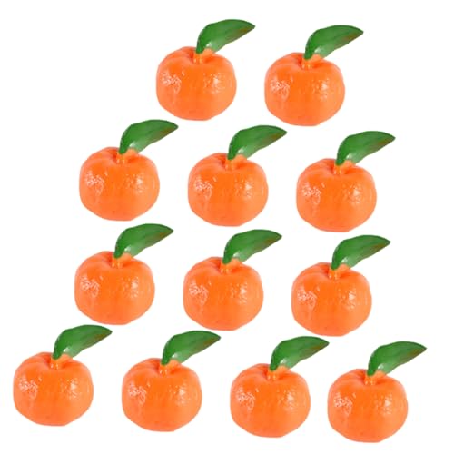 BESPORTBLE 12 Stück Teiliges Künstliche Orangen Mini Deko Früchte aus Robustem PVC Realistische Food Photo Requisiten für Szene Layout und Kreative Wohnraumdekoration von BESPORTBLE