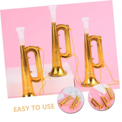 BESPORTBLE 12 Stück Teiliges Kunststoff Trumpetenspielzeug für Robustes Abs Material Sicherer Bunter Haushalts Spaß für Partys Festivals und Unterhaltung Ergonomisches Design ohne Scharfe von BESPORTBLE