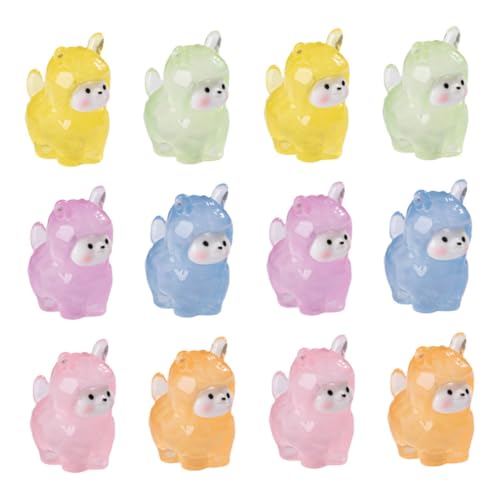 BESPORTBLE 12 Stück Teiliges Leuchtende Mini Figuren aus Kunstharz Dekoration für Puppenhaus Aquarium Büro und Garten Farbenfrohe Ornamente für Kreative Landschaften BESPORTBLE 12 Stück Teiliges Leuchtende Mini Figuren aus Kunstharz Dekoration für Puppenhaus Aquarium Büro und Garten Farbenfrohe Ornamente für Kreative Landschaften von BESPORTBLE