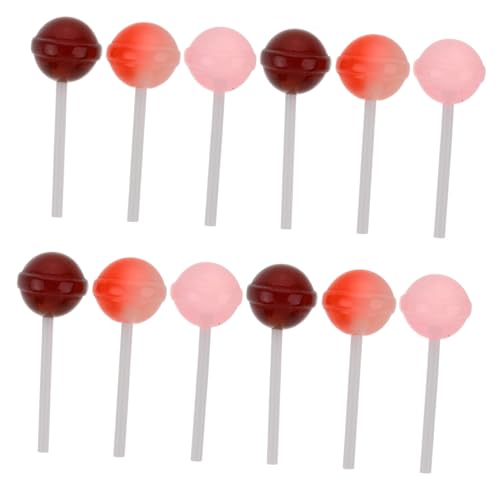 BESPORTBLE 12 Stück Teiliges Lollipop Deko Langlebigem Realistische Simulation mit Glatten Linien Kreative Party Festtagsdekoration als Geschenk und Fotorequisite für BESPORTBLE 12 Stück Teiliges Lollipop Deko Langlebigem Realistische Simulation mit Glatten Linien Kreative Party Festtagsdekoration als Geschenk und Fotorequisite für von BESPORTBLE