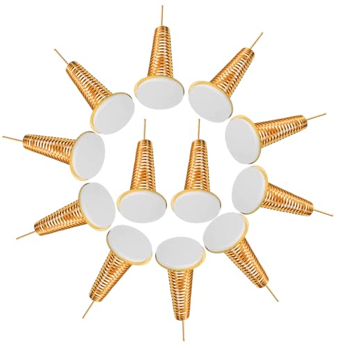 BESPORTBLE 12 Stück Teiliges Metall federbasis DIY Wackelnde Kopfpuppen Dehnbar und Flexibel Stabile Feder für Auto Motorraddekoration Rostfrei Federnde Tanzspielzeug basen von BESPORTBLE