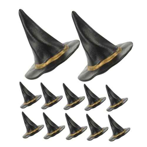 BESPORTBLE 12 Stück Teiliges Mini Hexenhut Schwarz Halloween Party Dekoration Winzerflaschen Deko DIY Mini Puppenhaus Zubehör Langlebig und Handfreundlich BESPORTBLE 12 Stück Teiliges Mini Hexenhut Schwarz Halloween Party Dekoration Winzerflaschen Deko DIY Mini Puppenhaus Zubehör Langlebig und Handfreundlich von BESPORTBLE