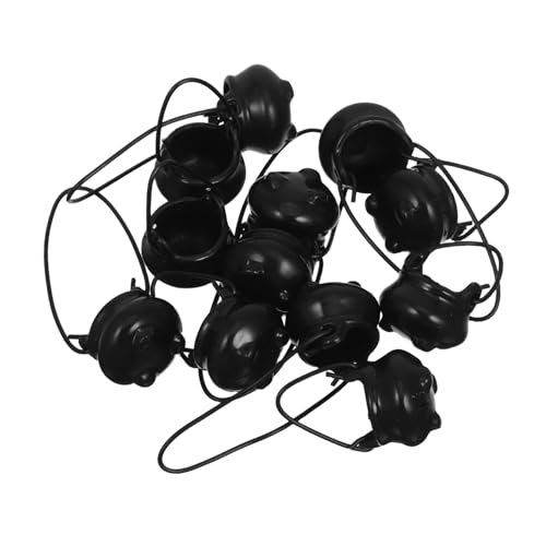 BESPORTBLE 12 Stück Teiliges Mini Kessel aus Kunststoff mit Griffen Kleine Cauldrons für Halloween Partygeschenke Puppenhaus Dekoration Feengarten Zubehör und Gruselige Tischdeko Leicht und BESPORTBLE 12 Stück Teiliges Mini Kessel aus Kunststoff mit Griffen Kleine Cauldrons für Halloween Partygeschenke Puppenhaus Dekoration Feengarten Zubehör und Gruselige Tischdeko Leicht und von BESPORTBLE