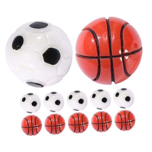 BESPORTBLE 12 Stück Teiliges Miniatur Basketball und Fußball aus Resin Realistische Sportball Modelle Dekorative Puppenhaus Accessoires für Kleine Landschaften und DIY Bastelprojekte BESPORTBLE 12 Stück Teiliges Miniatur Basketball und Fußball aus Resin Realistische Sportball Modelle Dekorative Puppenhaus Accessoires für Kleine Landschaften und DIY Bastelprojekte von BESPORTBLE