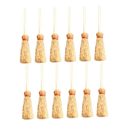 BESPORTBLE 12 Stück Teiliges Miniatur Besen aus Buchenholz Detailreiches Dollhouse Zubehör Leicht und Tragbar für Puppenhaus Dekoration Modellbau Fotografie und Kreative Miniaturszenen Beige BESPORTBLE 12 Stück Teiliges Miniatur Besen aus Buchenholz Detailreiches Dollhouse Zubehör Leicht und Tragbar für Puppenhaus Dekoration Modellbau Fotografie und Kreative Miniaturszenen Beige von BESPORTBLE