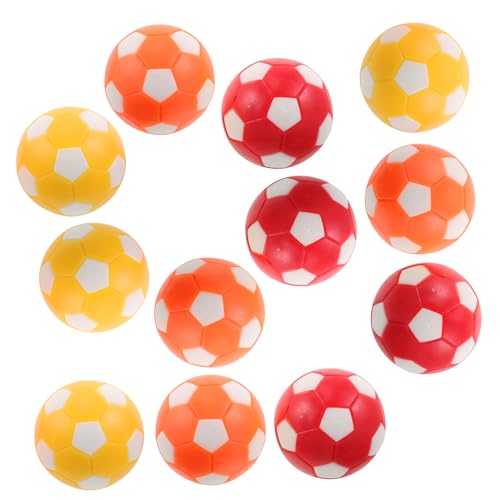 BESPORTBLE 12 Stück Teiliges Miniatur Tischfußballbälle Kompatible und Langlebige Ersatzkugeln für Tischkicker Hygienisch Farblich Sortiert für Kinderpartys und Desktop Fußballspiele von BESPORTBLE