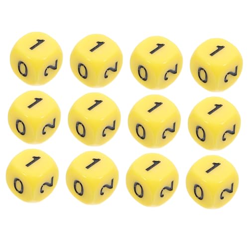 BESPORTBLE 12 Stück Teiliges Seitige Zahlenwürfel aus Glatte Oberfläche Rundliche Ecken Leichtes Brettspiel Zubehör für Matheunterricht und Zahlenlernspiele Kompakt und Tragbar BESPORTBLE 12 Stück Teiliges Seitige Zahlenwürfel aus Glatte Oberfläche Rundliche Ecken Leichtes Brettspiel Zubehör für Matheunterricht und Zahlenlernspiele Kompakt und Tragbar von BESPORTBLE