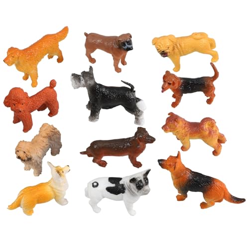BESPORTBLE 12 Stück Teiliges Set Miniatur Hund Figuren Realistische Hundespielzeuge aus Kunststoff für Miniaturgärten und Dekoration Geschenkidee für Sammler BESPORTBLE 12 Stück Teiliges Set Miniatur Hund Figuren Realistische Hundespielzeuge aus Kunststoff für Miniaturgärten und Dekoration Geschenkidee für Sammler von BESPORTBLE