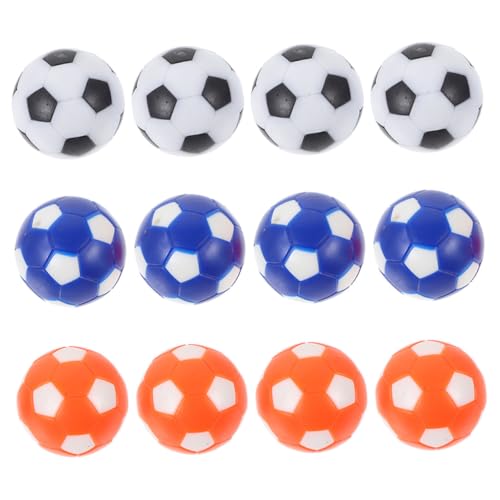 BESPORTBLE 12 Stück Teiliges Tischfußball Bälle Bunte Ersatzkugeln für Mini Tischkicker Kompatibel mit Meisten Tischfußballspielgeräten für Spiele Wettbewerbe und Kindergeburtstage von BESPORTBLE