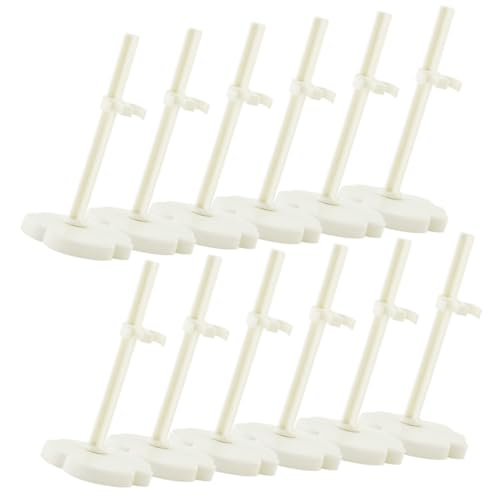 BESPORTBLE 12 Stück Teiliges Weiß Mini Doll Stands mit Stabilem Flachboden Sicherer Halt für Puppen und Figuren Vielseitig Einsetzbar für Display und Sammlung für Mädchen BESPORTBLE 12 Stück Teiliges Weiß Mini Doll Stands mit Stabilem Flachboden Sicherer Halt für Puppen und Figuren Vielseitig Einsetzbar für Display und Sammlung für Mädchen von BESPORTBLE