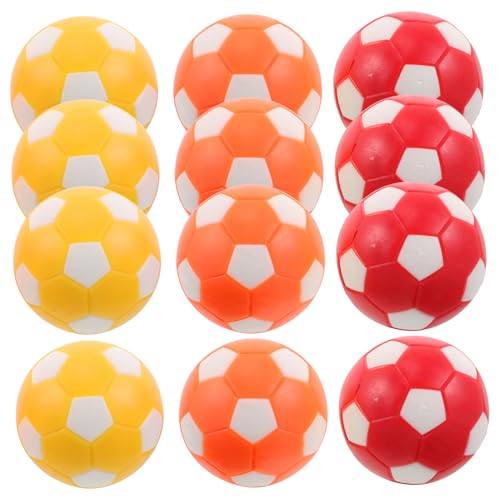 BESPORTBLE 12 Stück Tischfußballbälle Mini Fußball Ersatzkugeln für Tischkicker Spieltisch Kompatibel Glatte Oberfläche Langlebig für Erwachsene von BESPORTBLE