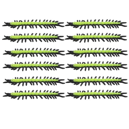 BESPORTBLE 12-teiliges Halloween-Stretch-Krabbeltier: Realistisch aussehende Tausendfüßer für Party-Streiche, gruselige Deko und Mitgebseltütenfüllung BESPORTBLE 12-teiliges Halloween-Stretch-Krabbeltier: Realistisch aussehende Tausendfüßer für Party-Streiche, gruselige Deko und Mitgebseltütenfüllung von BESPORTBLE