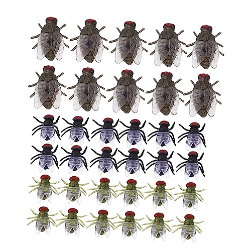 BESPORTBLE 120 Stck. Teiliges Halloween Streichfliegenset aus Künstlichem Realistische Große und Kleine Fliegenmodelle für Gruselige Partys Deko und Lustige Scherze um Freunde zu Erschrecken BESPORTBLE 120 Stck. Teiliges Halloween Streichfliegenset aus Künstlichem Realistische Große und Kleine Fliegenmodelle für Gruselige Partys Deko und Lustige Scherze um Freunde zu Erschrecken von BESPORTBLE
