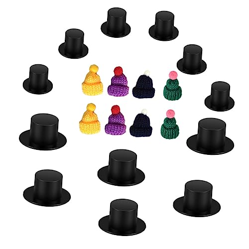BESPORTBLE 120 Stück Mini Weihnachtsmützen Bastelset Teiliges DIY Material für Kreative Weihnachtsdekoration Bunte Strickmützen für Sicher für Festliche Bastelprojekte von BESPORTBLE