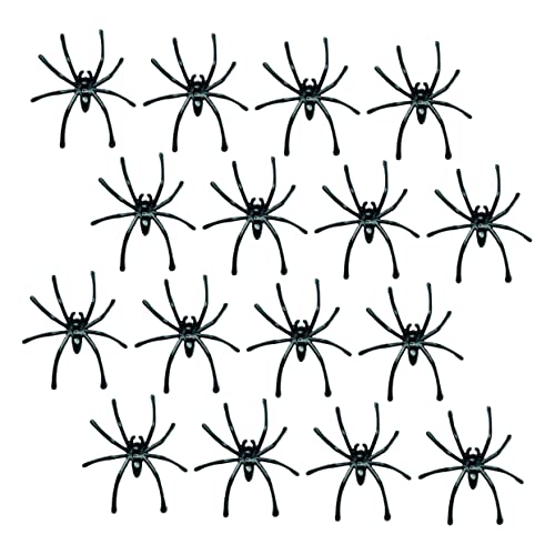 BESPORTBLE 120st Simulation Spinnenspielzeug Halloween Spinnenspielzeug Mit Langen Beinen Gefälschte Spinnen Gruseliges Spinnenspielzeug Streich Spinne Seil Plüschtier Geist Strecken Plastik von BESPORTBLE