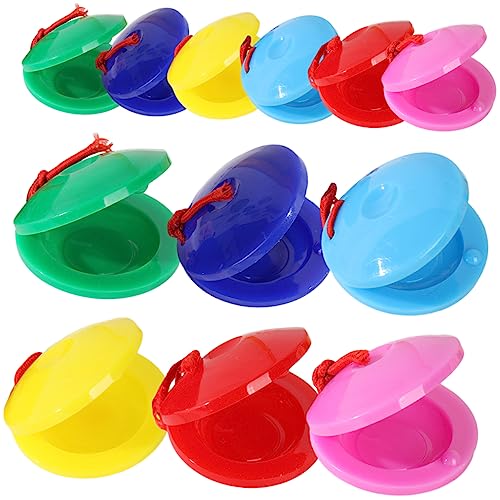 BESPORTBLE 12Stücke Castanets Aus Plastik Musikinstrumente Für Kleinkinder Rhythmusinstrumente Für Musikspielzeug Und Kreative BESPORTBLE 12Stücke Castanets Aus Plastik Musikinstrumente Für Kleinkinder Rhythmusinstrumente Für Musikspielzeug Und Kreative von BESPORTBLE