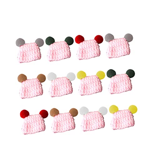 BESPORTBLE 12Stücke DIY Mini Häkelhüte Handgemachte Strickmützen für Puppen Bastelbedarf für Gemischte Farben Kreative Projekte und Heimdekoration BESPORTBLE 12Stücke DIY Mini Häkelhüte Handgemachte Strickmützen für Puppen Bastelbedarf für Gemischte Farben Kreative Projekte und Heimdekoration von BESPORTBLE