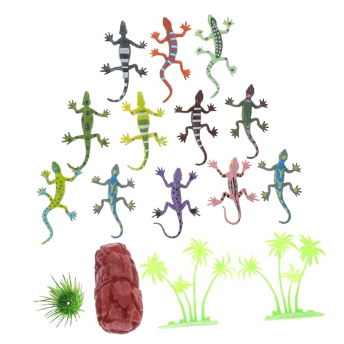 BESPORTBLE 12Stücke Eidechsenmodell Simulierte Reptilienfiguren Für Mini Tiermodelle Kreativität Und Lernspaß Für Dekoration Im Garten Oder Zuhause von BESPORTBLE