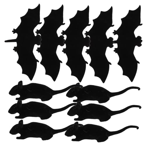BESPORTBLE 12Stücke Halloween Imitation Fledermaus Und Lustige Party Trickspielzeuge Schwarz Für Halloween Dekoration Und Spaß BESPORTBLE 12Stücke Halloween Imitation Fledermaus Und Lustige Party Trickspielzeuge Schwarz Für Halloween Dekoration Und Spaß von BESPORTBLE