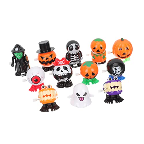BESPORTBLE 12Stücke Halloween Uhrwerksspielzeug Für Lustige Aufziehspielzeuge Interaktion Und Handkoordination Halloween Und Kindergeburtstagsfeiern von BESPORTBLE