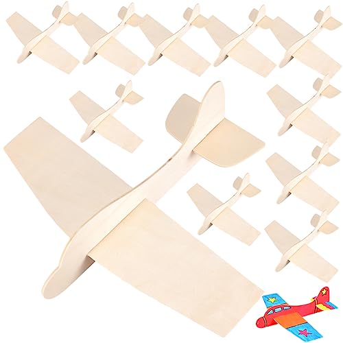 BESPORTBLE 12Stücke Holzflugzeugmodell Bausatz DIY Malflugzeuge Für Kreatives Holzspielzeug Für Jungen Für Bastel Und Malspaß BESPORTBLE 12Stücke Holzflugzeugmodell Bausatz DIY Malflugzeuge Für Kreatives Holzspielzeug Für Jungen Für Bastel Und Malspaß von BESPORTBLE
