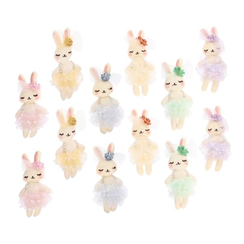 BESPORTBLE 12Stücke Kaninchenpuppen Weiche Stofftiere Farben Handgefertigte Hasenfiguren für DIY Dekoration und Zubehör für Bastelprojekte und BESPORTBLE 12Stücke Kaninchenpuppen Weiche Stofftiere Farben Handgefertigte Hasenfiguren für DIY Dekoration und Zubehör für Bastelprojekte und von BESPORTBLE