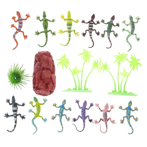 BESPORTBLE 12Stücke Mini Eidechsenmodell Simulierte Reptilienfiguren Aus Tierisches Für Heimdekoration Pädagogisches Für Garten Und Büro von BESPORTBLE