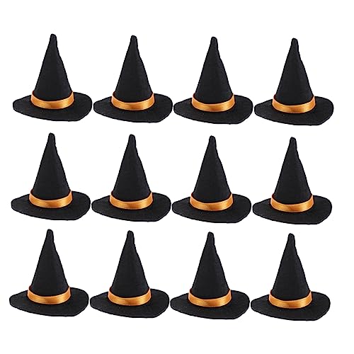 BESPORTBLE 12Stücke Mini Hexenhüte Für Halloween Deko Für Weinflaschen Party Accessoires Halloween Weinflaschenverschlüsse Und Topper von BESPORTBLE
