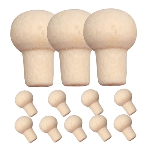 BESPORTBLE 12Stücke Mini Möbelzubehör Für Puppenhäuser Holzknöpfe Als Schubladengriffe Dollhouse Zubehör Für Kreatives Basteln Und Dekorieren von BESPORTBLE