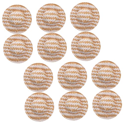 BESPORTBLE 12er-Pack Miniatur-strohhüte Zum Basteln Von Puppenhaus- Und Miniatur-Requisiten BESPORTBLE 12er-Pack Miniatur-strohhüte Zum Basteln Von Puppenhaus- Und Miniatur-Requisiten von BESPORTBLE