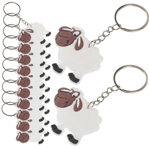 BESPORTBLE 12Stücke Niedliche Schaf Schlüsselanhänger Tierischer Charm Für Kindergeburtstag Kuscheltiere Als Mitgebsel Oder Partygeschenke Hängende Schaf Anhänger Bunten Farben BESPORTBLE 12Stücke Niedliche Schaf Schlüsselanhänger Tierischer Charm Für Kindergeburtstag Kuscheltiere Als Mitgebsel Oder Partygeschenke Hängende Schaf Anhänger Bunten Farben von BESPORTBLE