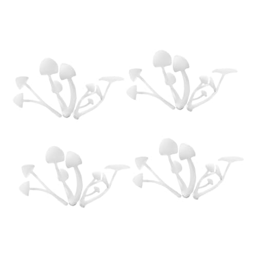 BESPORTBLE 12Stücke Pilzfiguren Aus Harz Für Kreative Dekorationen DIY Mikrolandschaften Und Schmuckherstellung Kleine Pilzanhänger Für Garten Und Zimmerdeko von BESPORTBLE