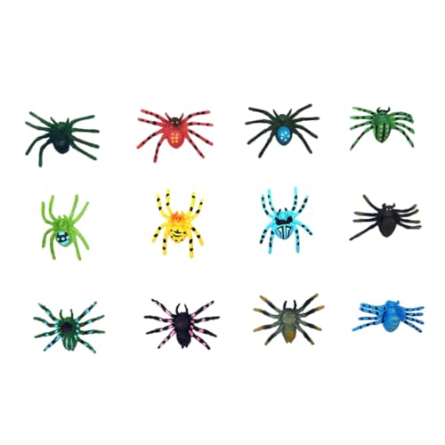 BESPORTBLE 12Stücke Realistische Plastikspinnen Halloween Spinnen Deko Für Gruselpartys Und Foto Requisiten Spinnenverzierung Für Halloween Und Streichspiele BESPORTBLE 12Stücke Realistische Plastikspinnen Halloween Spinnen Deko Für Gruselpartys Und Foto Requisiten Spinnenverzierung Für Halloween Und Streichspiele von BESPORTBLE