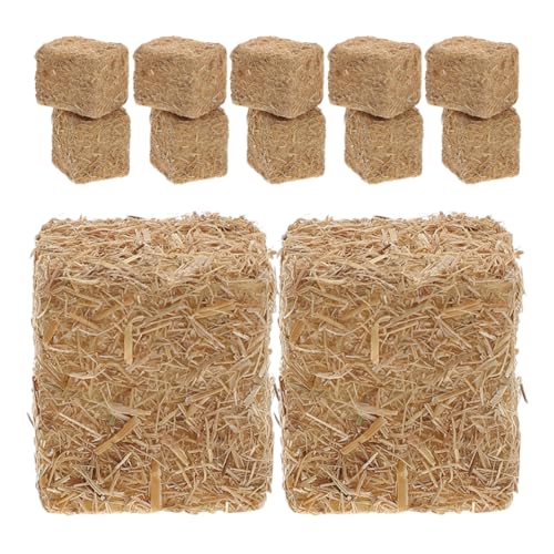 BESPORTBLE 12Stücke Strohballen Deko Kunstvolle Mini Heuballen für Puppenhaus und Miniaturlandschaften für Kreative DIY Projekte und Mini BESPORTBLE 12Stücke Strohballen Deko Kunstvolle Mini Heuballen für Puppenhaus und Miniaturlandschaften für Kreative DIY Projekte und Mini von BESPORTBLE