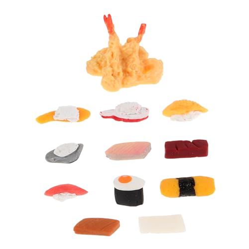BESPORTBLE 12Stücke Sushi für Puppenhäuser Realistisches Japanisches Lebensmittelmodell Dekorative Essen Requisite Küchenszenen und Spielzeugdekoration BESPORTBLE 12Stücke Sushi für Puppenhäuser Realistisches Japanisches Lebensmittelmodell Dekorative Essen Requisite Küchenszenen und Spielzeugdekoration von BESPORTBLE