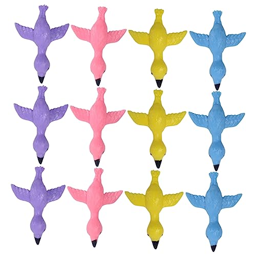 BESPORTBLE 12Stücke Teiliges Fingerspielzeug Flamingo Lustiges Schuss Für Partys Und Spielspaß Kinderspielzeug Für Drinnen Und Draußen von BESPORTBLE
