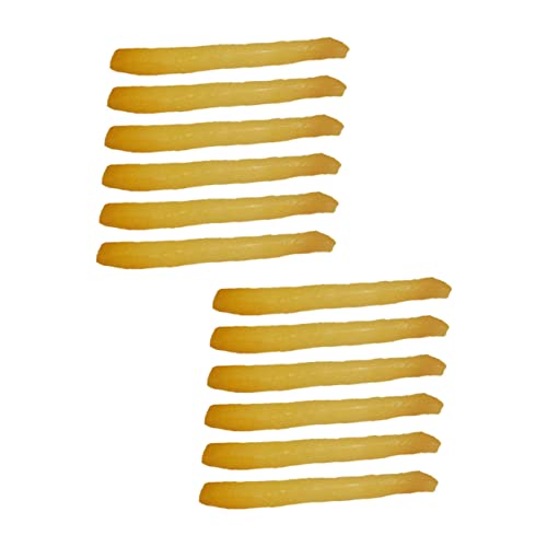 BESPORTBLE 12Stücke Teiliges Gefälschte Frites Modell Aus Realistische Fotografie Requisiten Für Kreative Inszenierungen Und Dekorationen Für Fast Food Themen Und Partys von BESPORTBLE