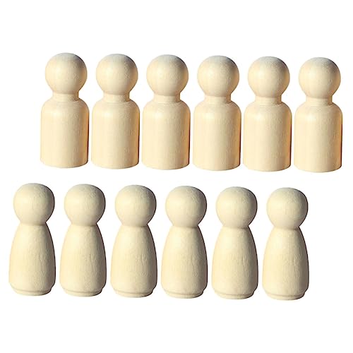 BESPORTBLE 12Stücke Teiliges Holzpuppen DIY Figuren für Kreative für Puppenhaus und Bastelprojekte Langlebig und Kinderfreundlich Unbemalt BESPORTBLE 12Stücke Teiliges Holzpuppen DIY Figuren für Kreative für Puppenhaus und Bastelprojekte Langlebig und Kinderfreundlich Unbemalt von BESPORTBLE