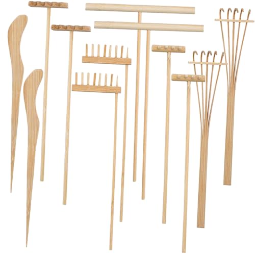 BESPORTBLE 12Stücke Teiliges Mini Holzrechen Für Sandtisch DIY Zen Garten Requisiten Für Meditation Und Szenenlayout Dekorative Mini Rakes Für Zuhause Und Büro BESPORTBLE 12Stücke Teiliges Mini Holzrechen Für Sandtisch DIY Zen Garten Requisiten Für Meditation Und Szenenlayout Dekorative Mini Rakes Für Zuhause Und Büro von BESPORTBLE