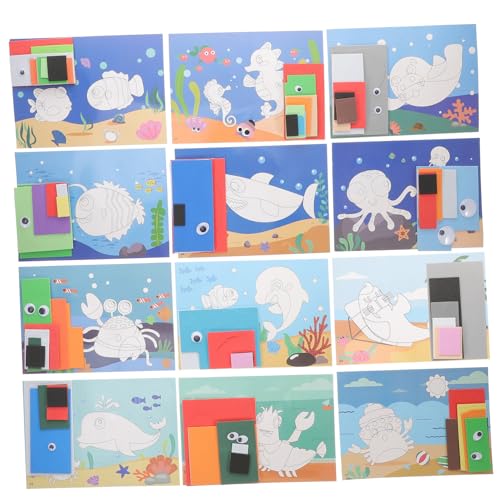 BESPORTBLE 12Stücke Teiliges Tier Puzzle für Pädagogische Eva Aufkleber für Kreative Bastelprojekte für Jungen und Jahre Fördert Logisches BESPORTBLE 12Stücke Teiliges Tier Puzzle für Pädagogische Eva Aufkleber für Kreative Bastelprojekte für Jungen und Jahre Fördert Logisches von BESPORTBLE